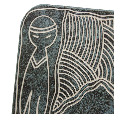 Laurence Gibson - Warru Warru Murruku (Men's Business) - 851-24 Ceramics Yalanji Arts 