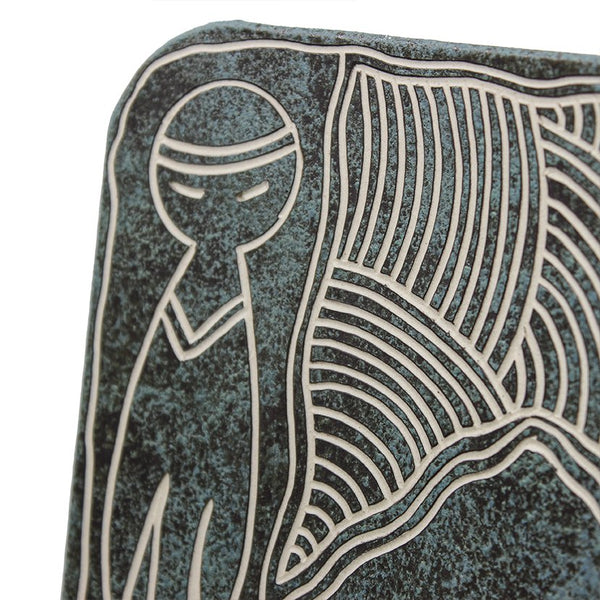 Laurence Gibson - Warru Warru Murruku (Men's Business) - 851-24 Ceramics Yalanji Arts 