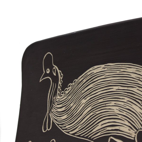 Lorna Shuan - Kurranji (Cassowary) - 990-24 Ceramics Yalanji Arts 