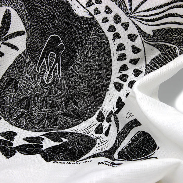 Fiona Elisala - Tea Towel - Sop Sop Textiles & Fibre MOA Arts 