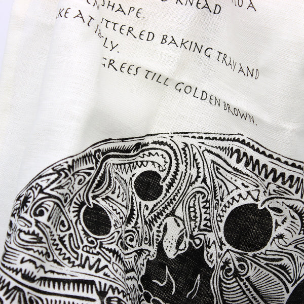 Jeanon Baira - Tea Towel - Coconut Damper Textiles & Fibre MOA Arts 