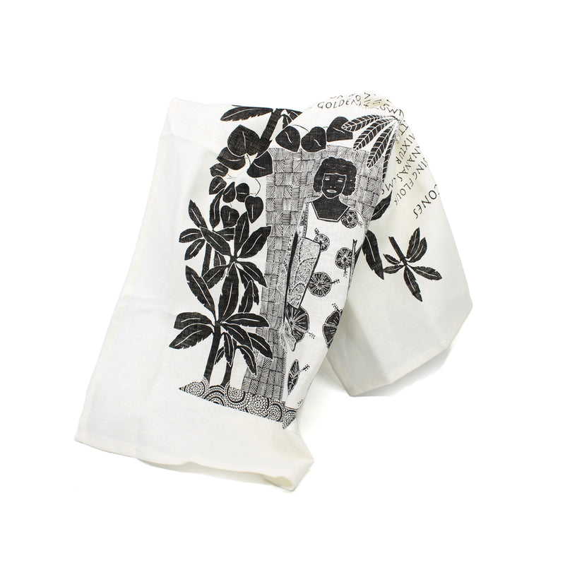 Paula Savage - Tea Towel - Fried Banana Scones Textiles & Fibre MOA Arts 