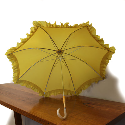 Florina Textiles & Fibre Art Mora-Igra Umbrellas [Exhibited] olive yellow 