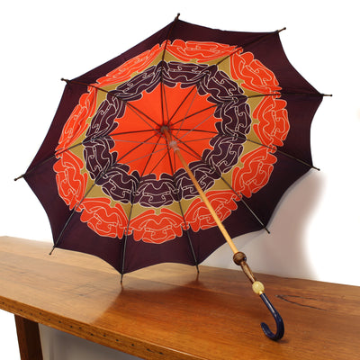 Dixie Textiles & Fibre Art Mora-Igra Umbrellas [Exhibited] red/black/ochre 