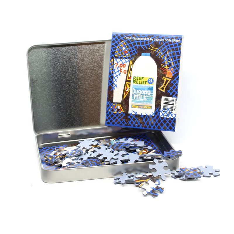 Puzzle - Ocean Supermarket by Leonard Andy Textiles & Fibre Art Girringun Art Centre 