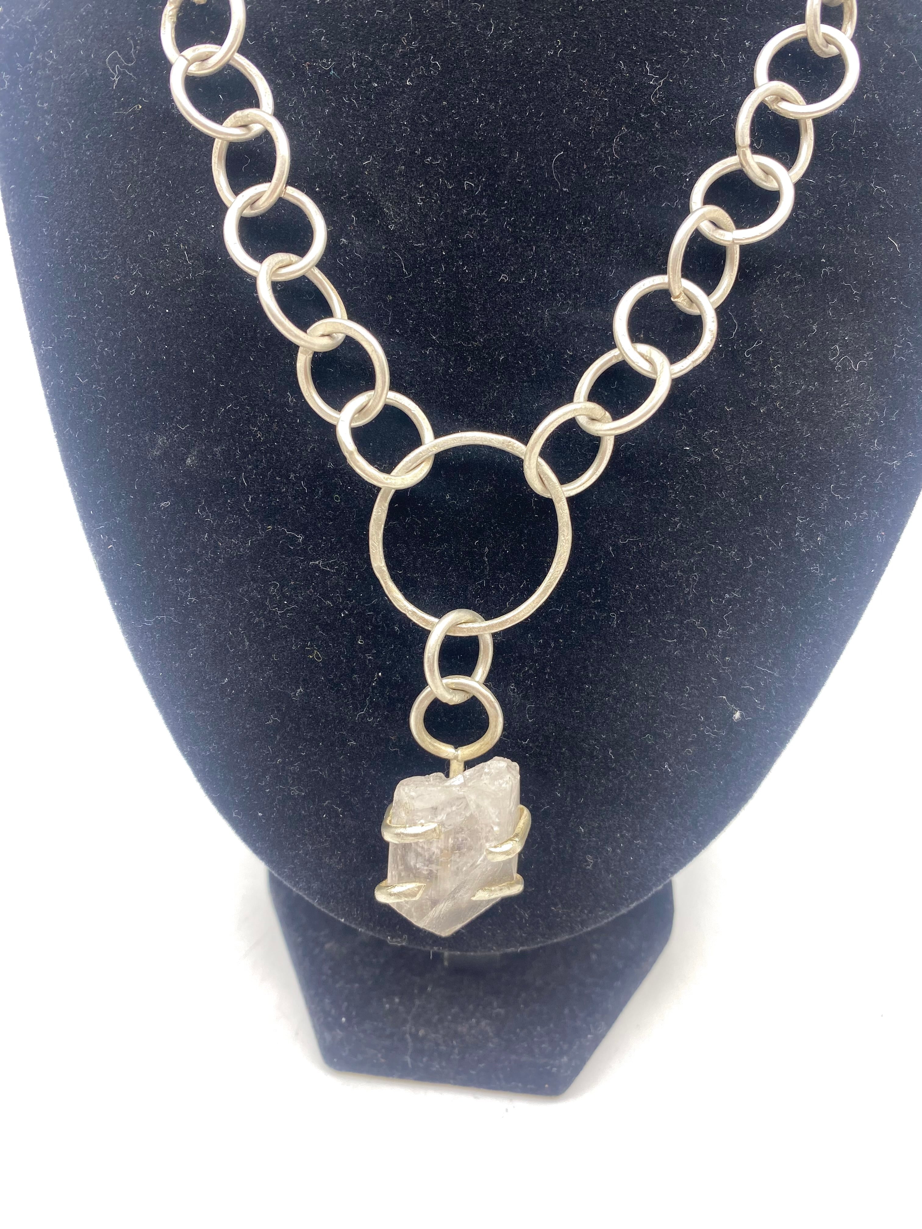Danburite Chain Necklace Jewellery Seon-Im You 