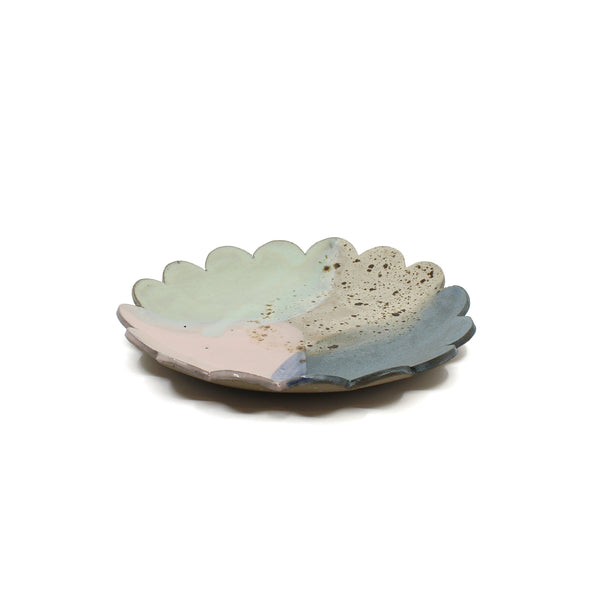 Colour splash dinner dish Ceramics D H Makers 