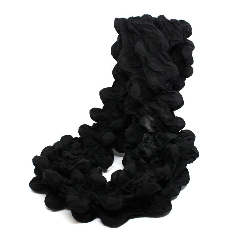 Shibori Scarf Bubble Jewellery MIKAs Black 