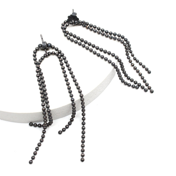 SILVER Front + Back Earrings Jewellery Paula Dunlop 