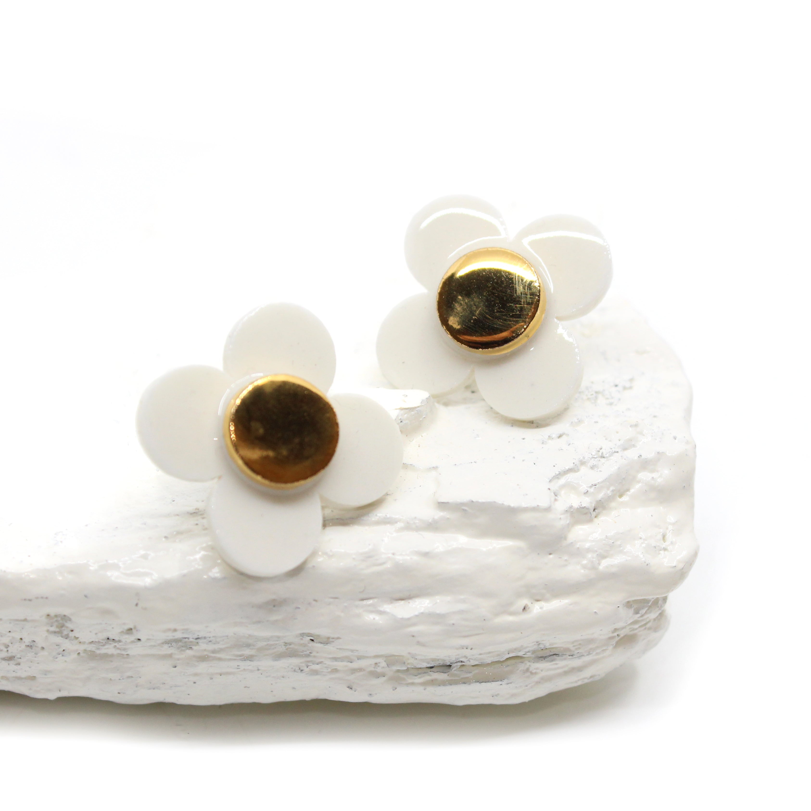Big Flower Studs Jewellery Erin Lightfoot 