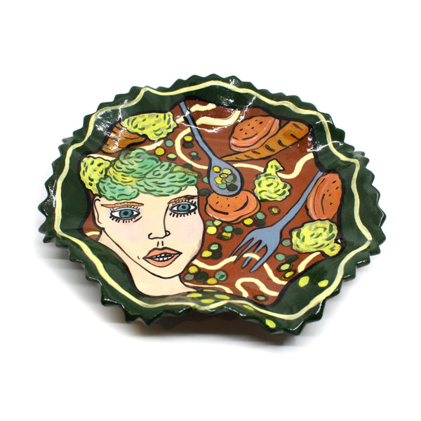 Salad Dish Ceramics Caitlin Sheedy & Pru Morrison 