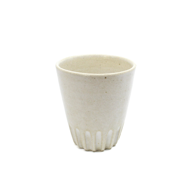 Form Fluted Tumbler Ceramics Bec English Milk 