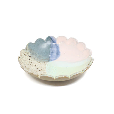 Colour splash and pastel teal bowls Ceramics D H Makers Splash 