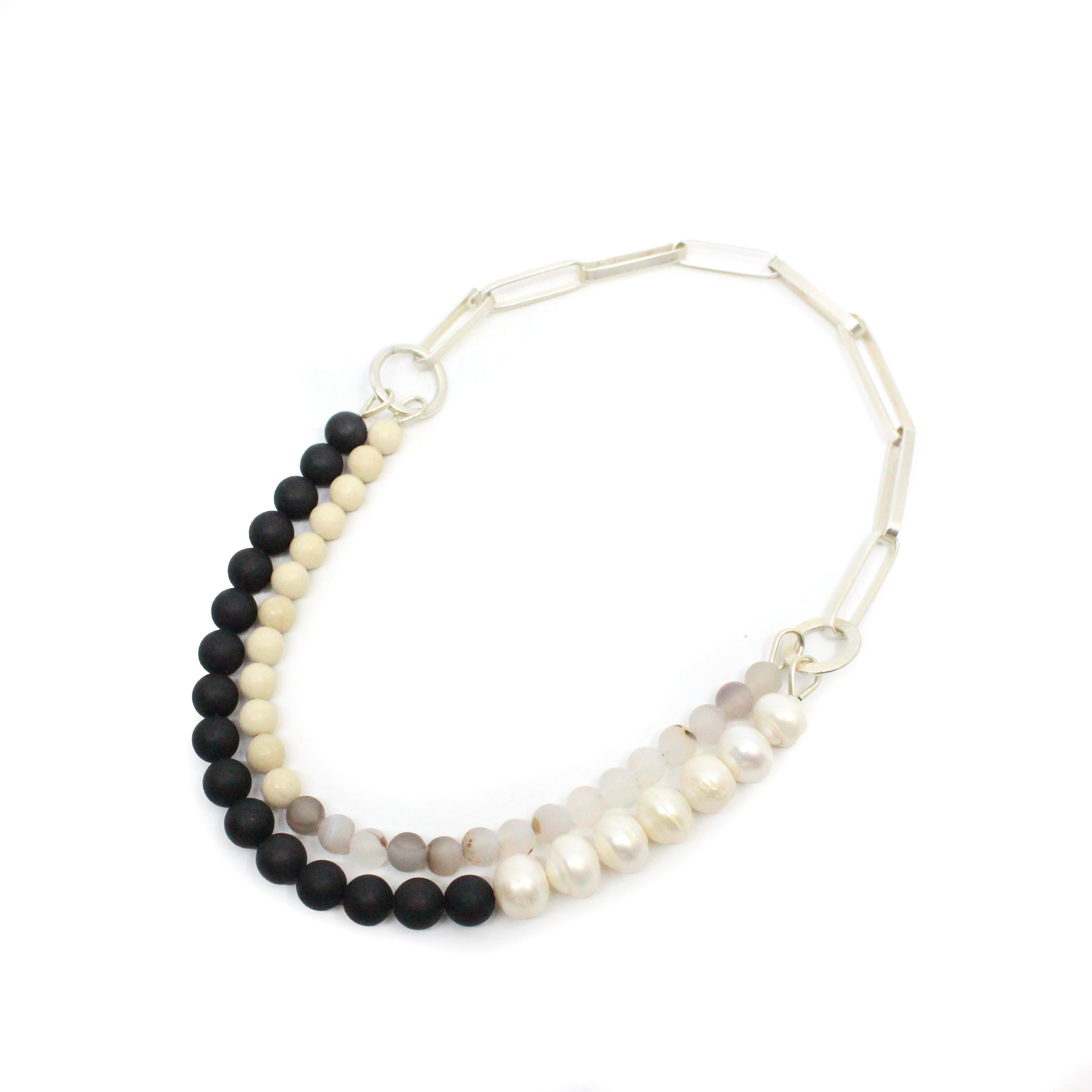 Pearl row links Jewellery Ari Athans 