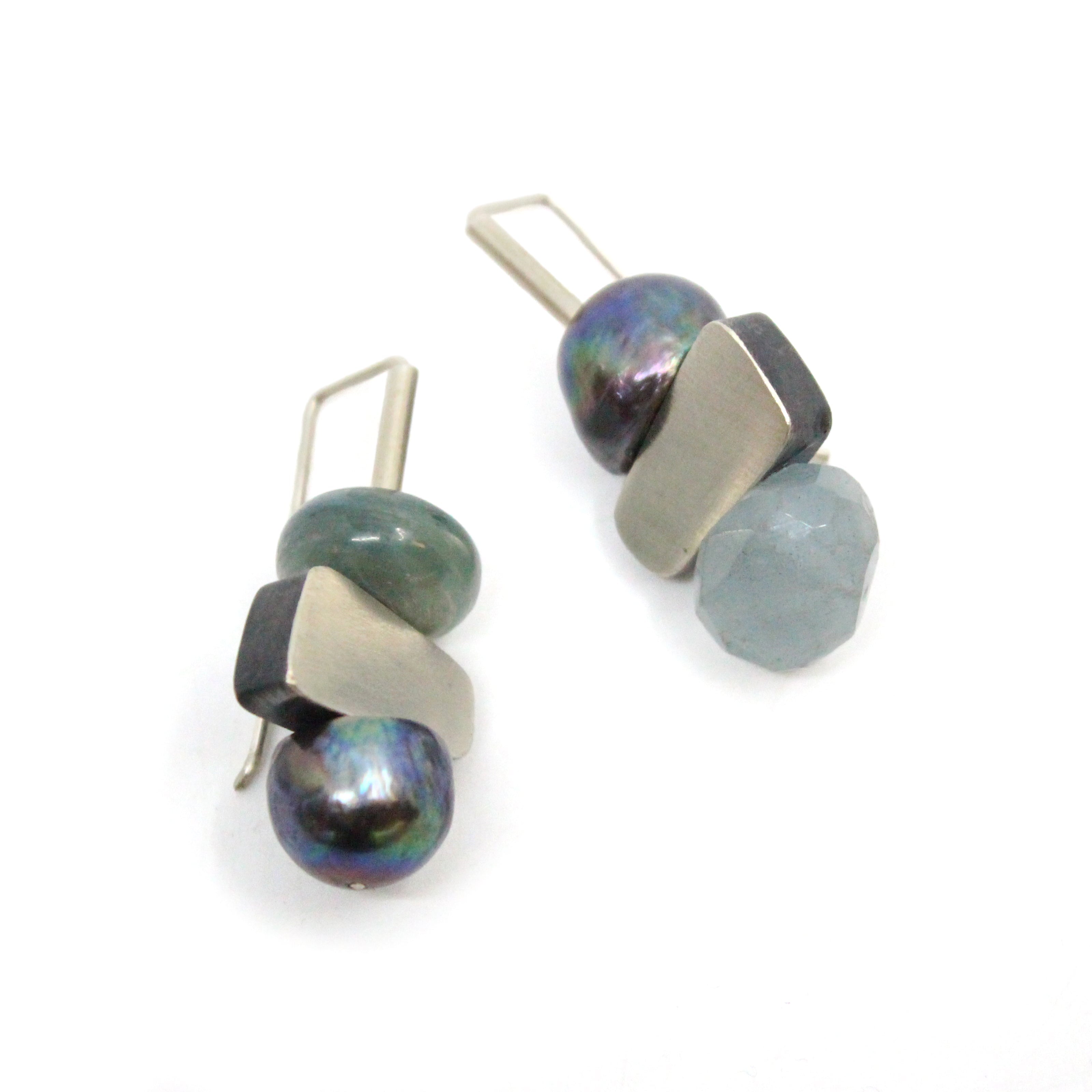 Aqua oblongs Jewellery Ari Athans 
