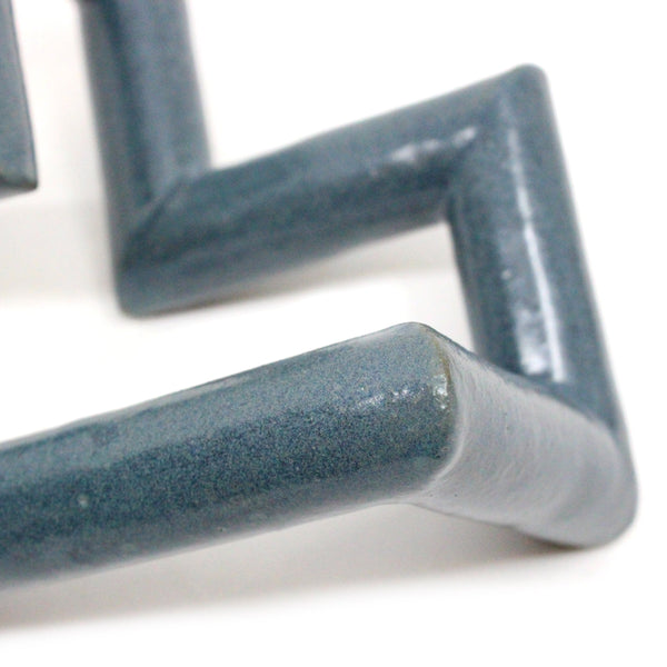 Cylindrical Knot - Blue 1 Ceramics John Brighenti 