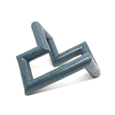 Cylindrical Knot - Blue 1 Ceramics John Brighenti 