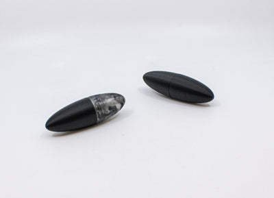 Sharka Bosakova - '1/2 Ellipse' - Black or Black and Painted with Magnetic Cord SB - Sharka Bosakova 