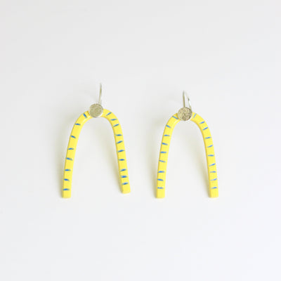 Large arch earrings Jewellery Katie stormonth Yellow 