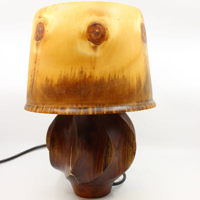 Small Timber Table Lamp