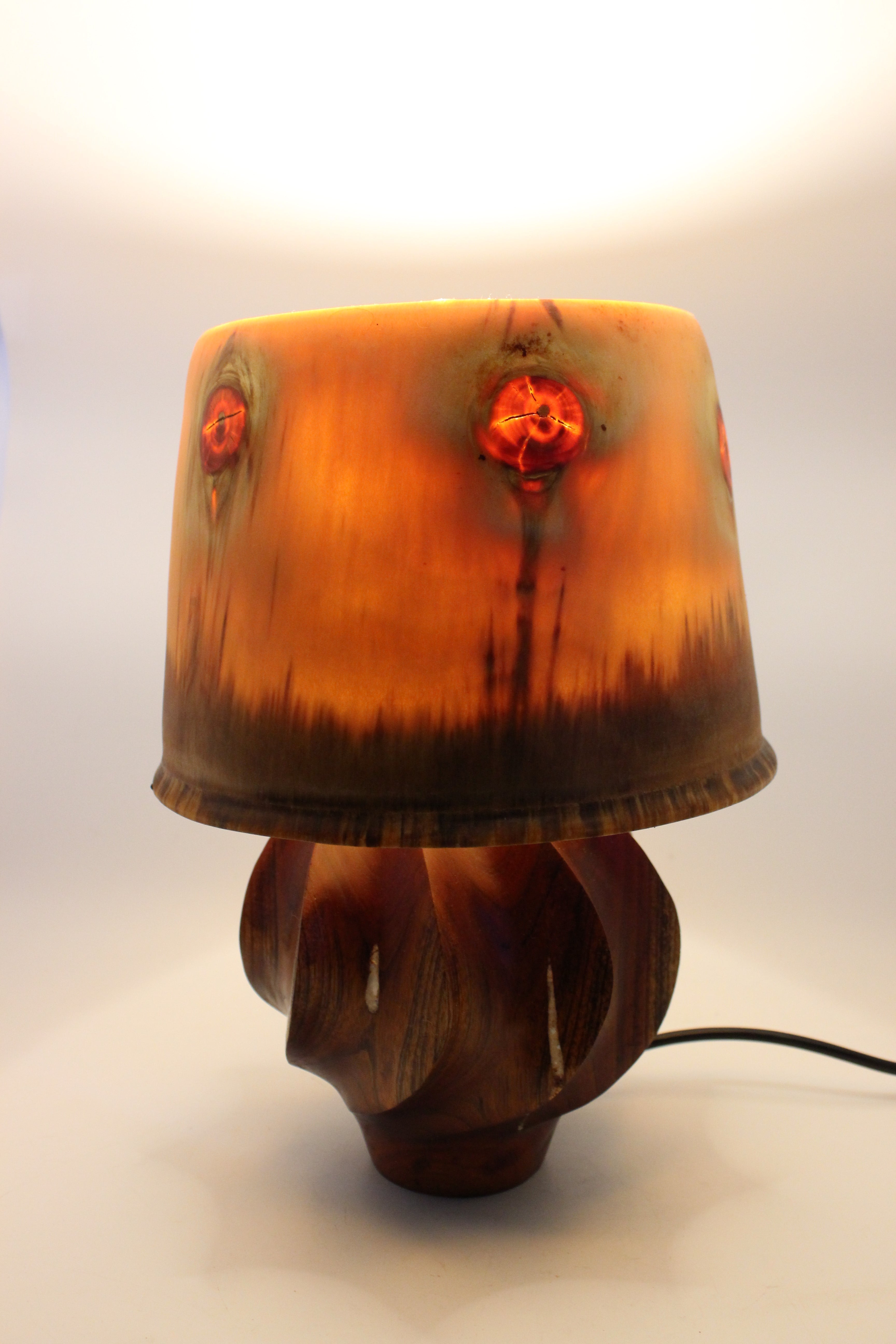 Small Timber Table Lamp