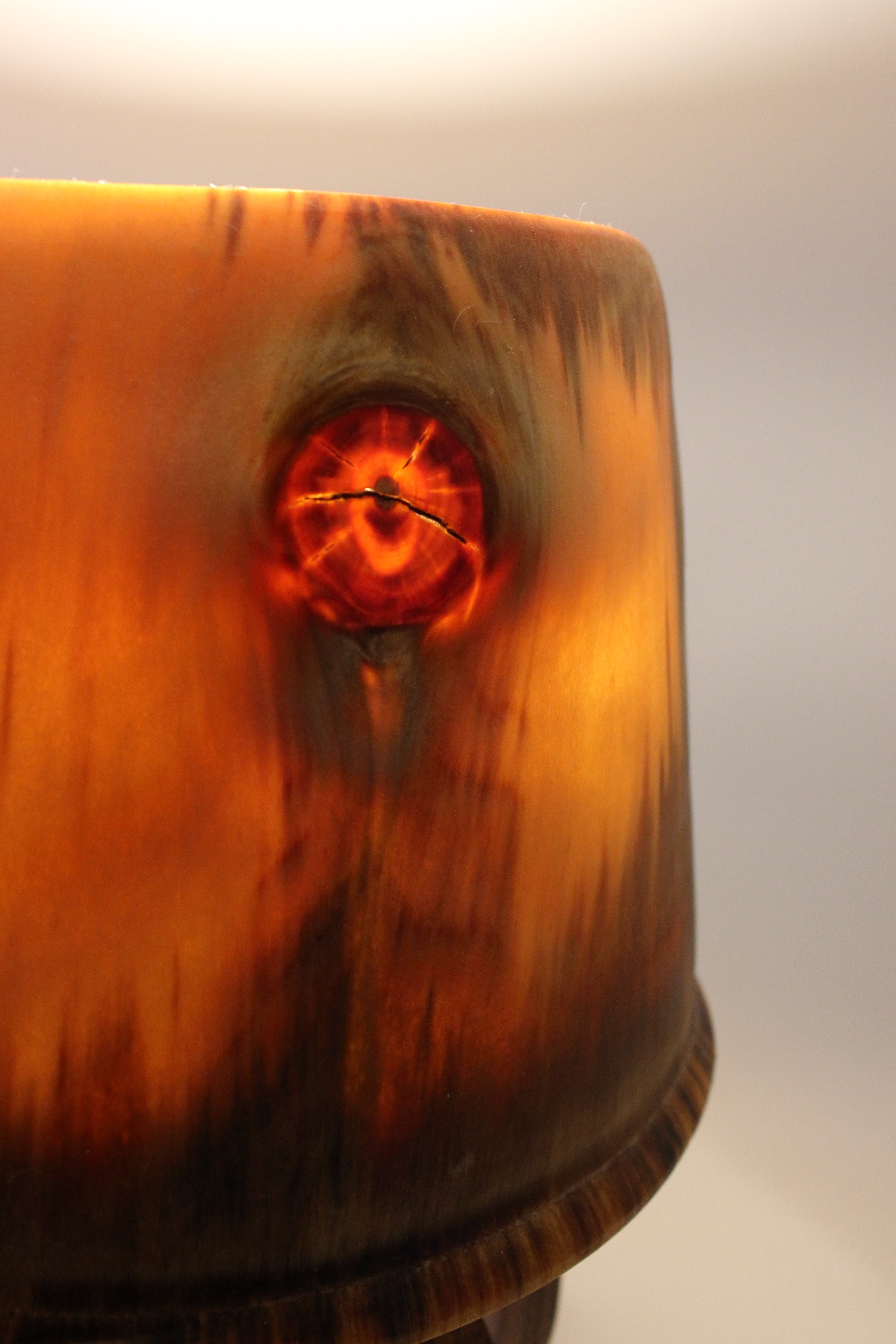 Small Timber Table Lamp
