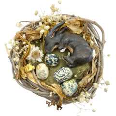 Rabbit in Nest