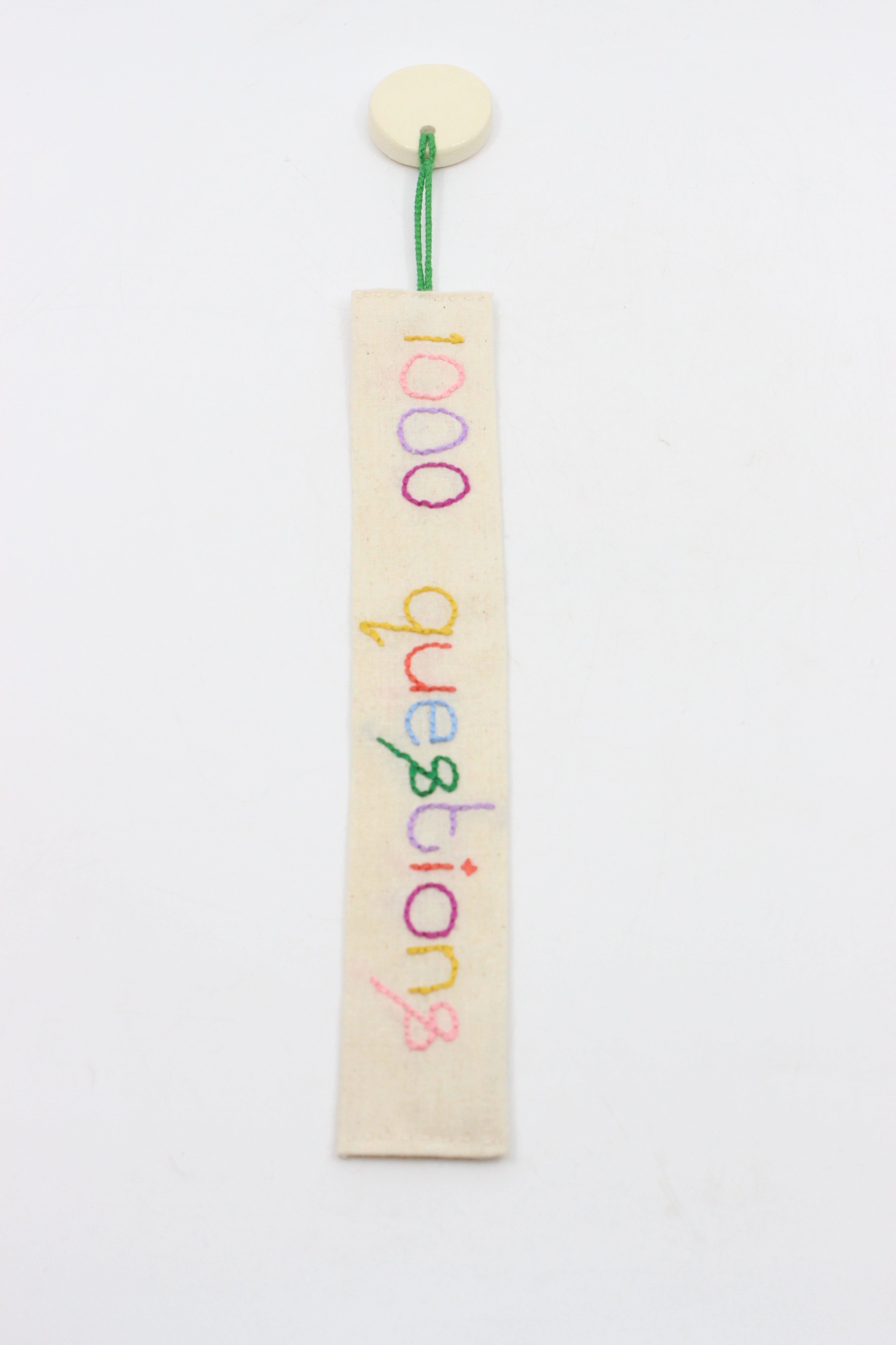 bookmarks with hanging fish or button or firing biscuit