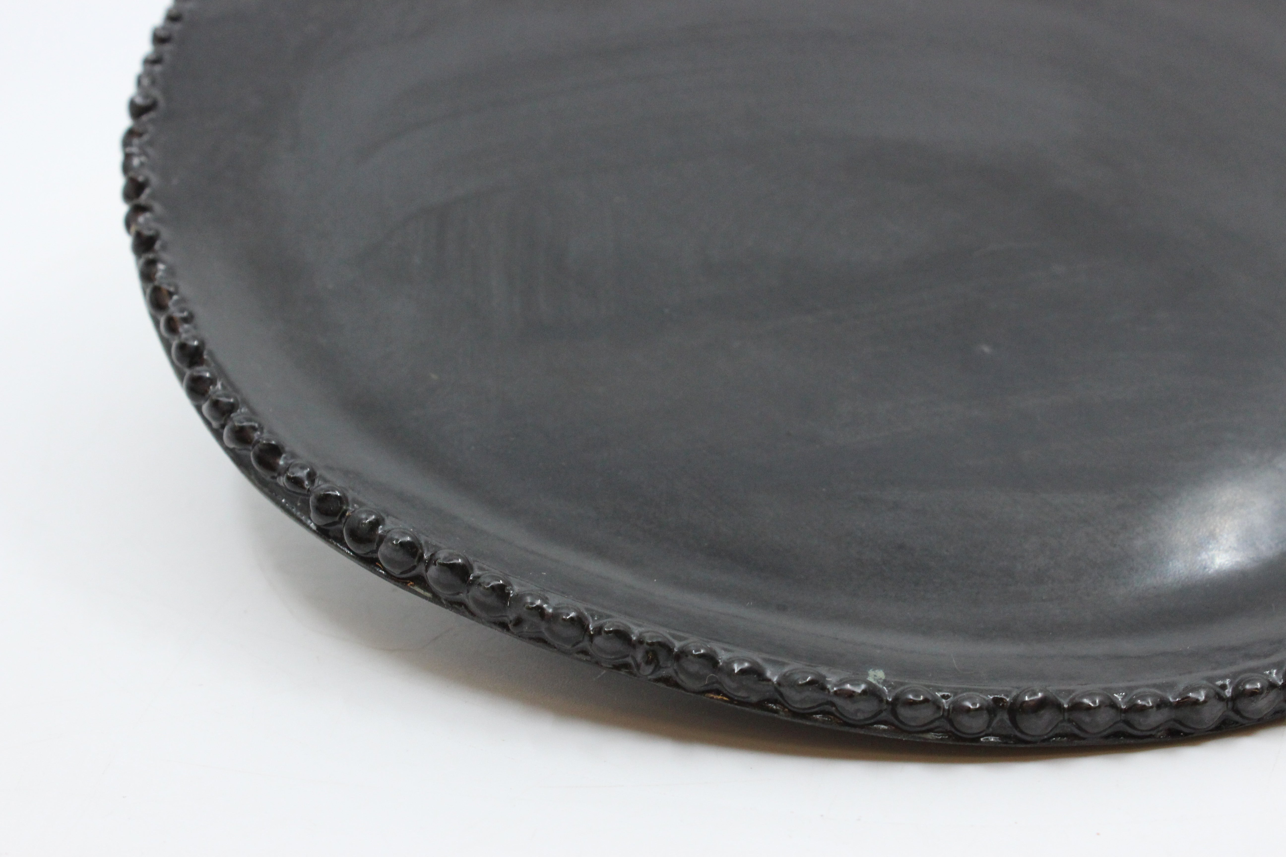 Luna Pearl Side Plate - Black