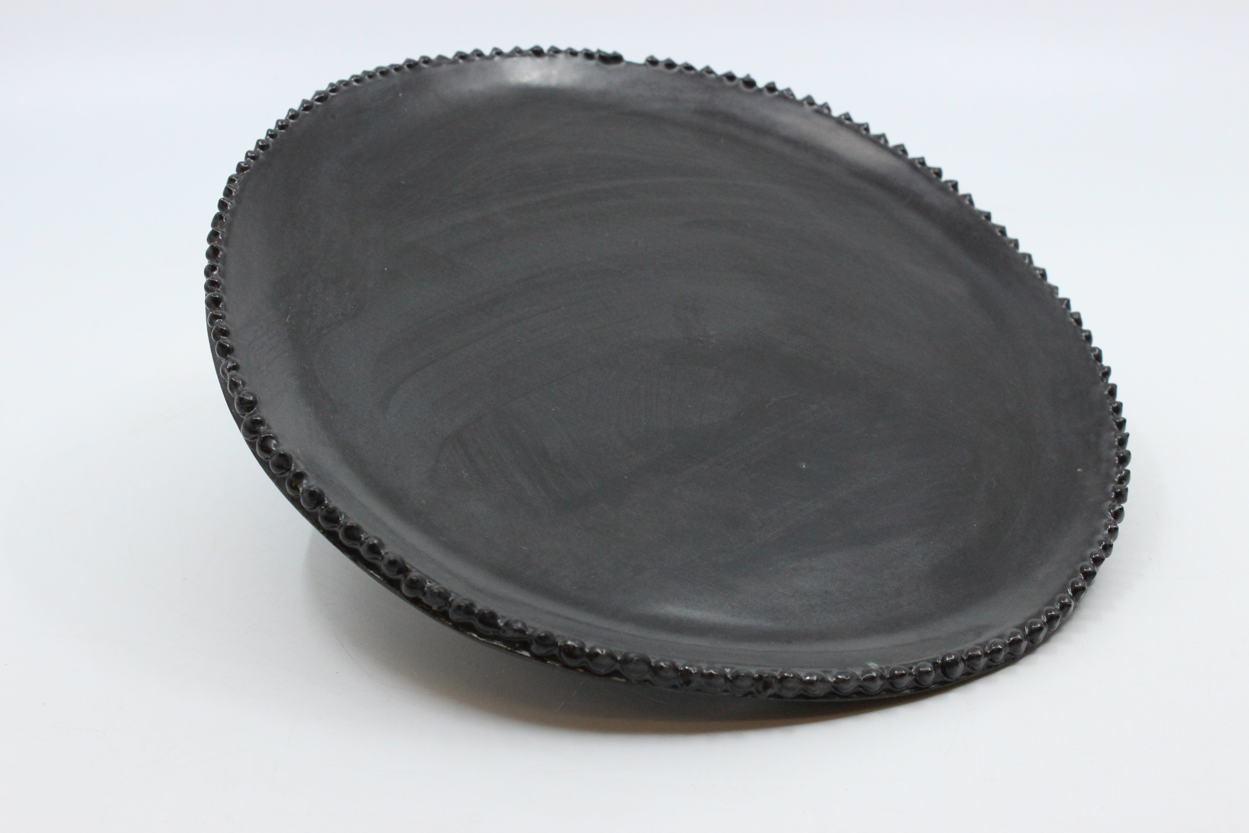 Luna Pearl Side Plate - Black