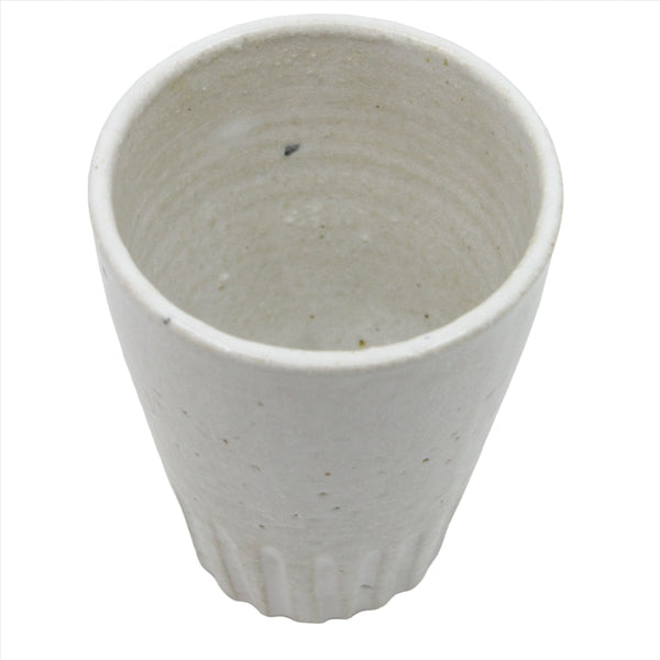 Form Fluted Tumbler Ceramics Bec English Milk 