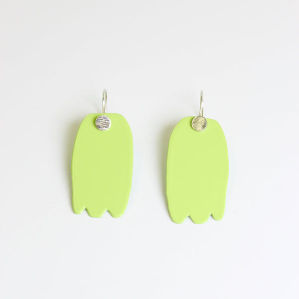 Large tulip earrings Jewellery Katie stormonth Yellow 