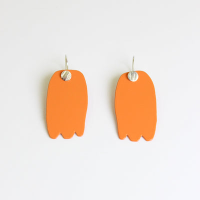 Large tulip earrings Jewellery Katie stormonth Orange 
