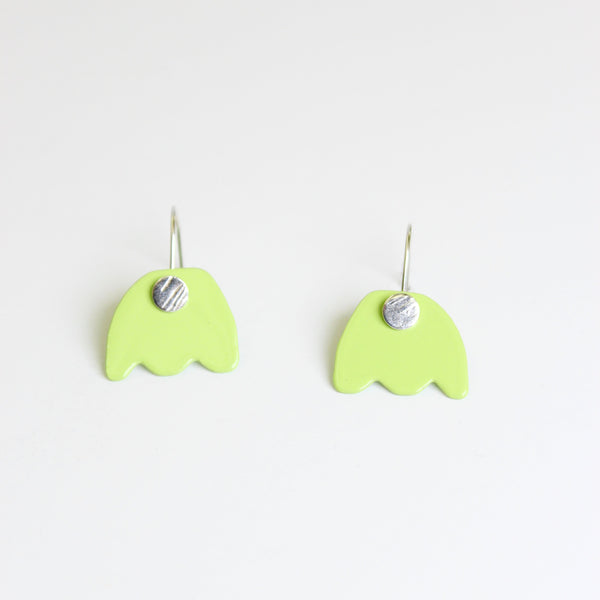 Small tulip earrings Jewellery Katie stormonth Orange 