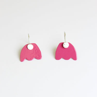 Small tulip earrings Jewellery Katie stormonth Pink 