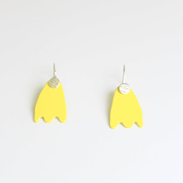 Medium tulip earrings Jewellery Katie stormonth Lime 