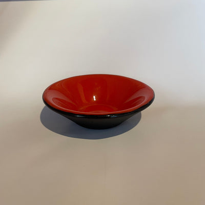 Dual Colour Opaque Glass Gelato Bowls Glass Brendan Eilola Red 