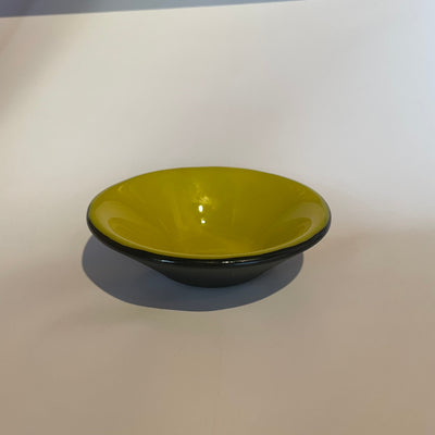 Dual Colour Opaque Glass Gelato Bowls Glass Brendan Eilola Warm Yellow 