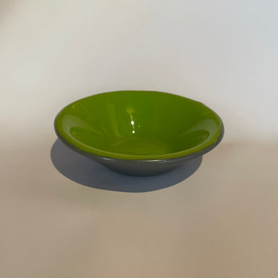 Dual Colour Opaque Glass Gelato Bowls Glass Brendan Eilola Spring Green 