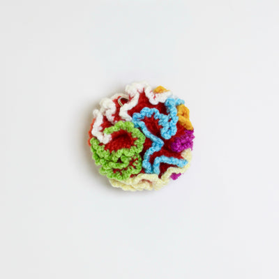 Bag decoration, Ruffled Coral