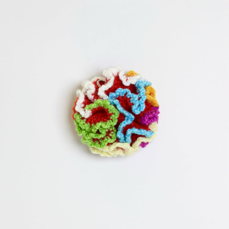 Bag decoration, Ruffled Coral Textiles & Fibre Millie Radovic #2 