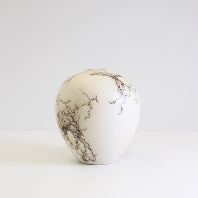 Horsehair Vase Ceramics Brighenti Design Studio Medium #2 