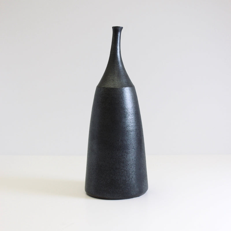 Large Metal and Dust Bottle Ceramics Baylee Griffin 