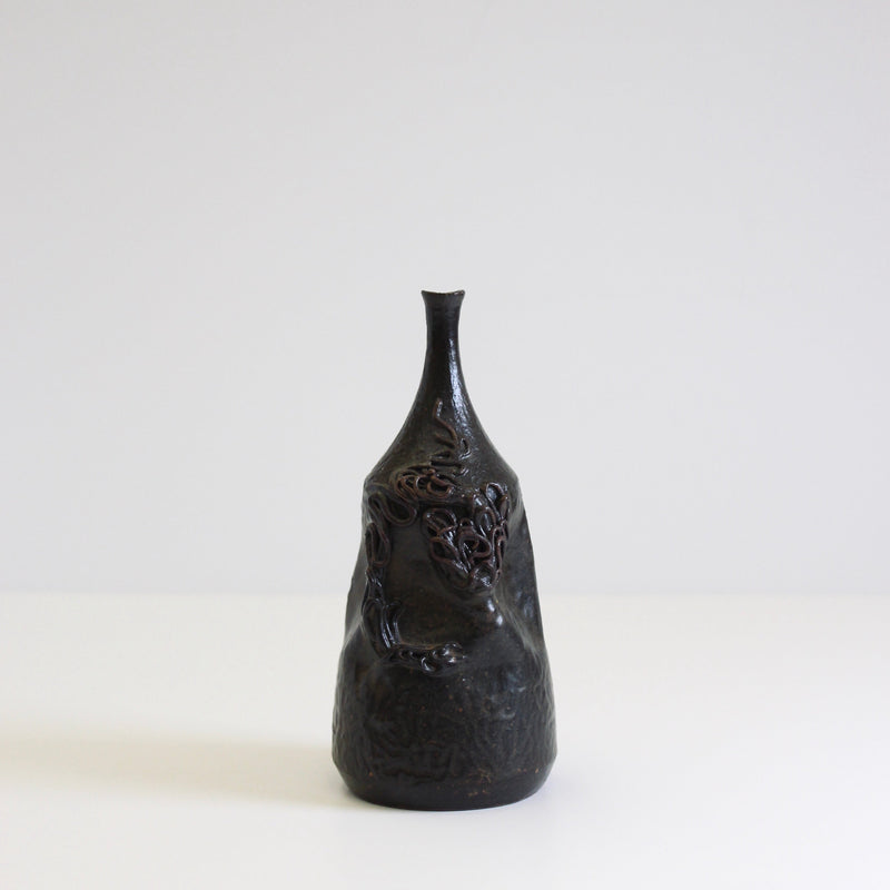 Burnt Coils Bottle 1 Ceramics Baylee Griffin 