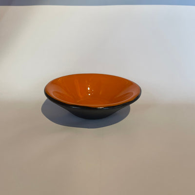 Dual Colour Opaque Glass Gelato Bowls Glass Brendan Eilola Orange 