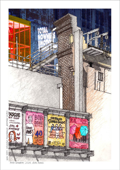 Jumbo A4 Card Brisbane (various illustrations) Cards Alan Innes New Farm. Brisbane Powerhouse. Heritage Listed. 