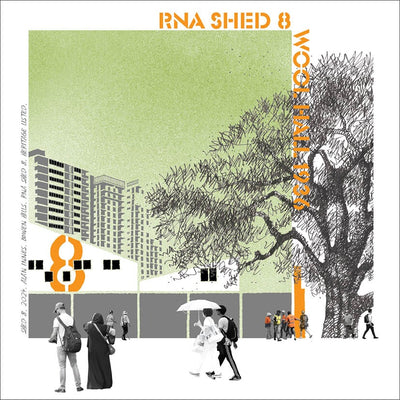 Jumbo Card Brisbane Cards Alan Innes Bowen Hills. RNA Shed. - Green 