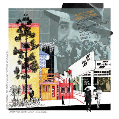 Jumbo Card Brisbane Cards Alan Innes South Brisbane. The Paladar on Corner Merrivale Street & Fish Lane. 