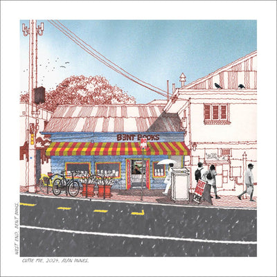 Jumbo Card Brisbane Cards Alan Innes West End. Bent Books. 