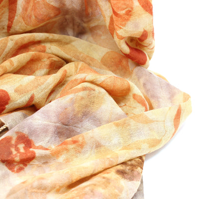 Australian Plant Dyed Shawl Textiles & Fibre Art BirdTribe Wearable Art (Nina Lavarini Dawson) 